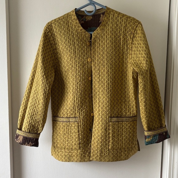 Provence D’amour Reversible Quilted Jacket S - Picture 7 of 12